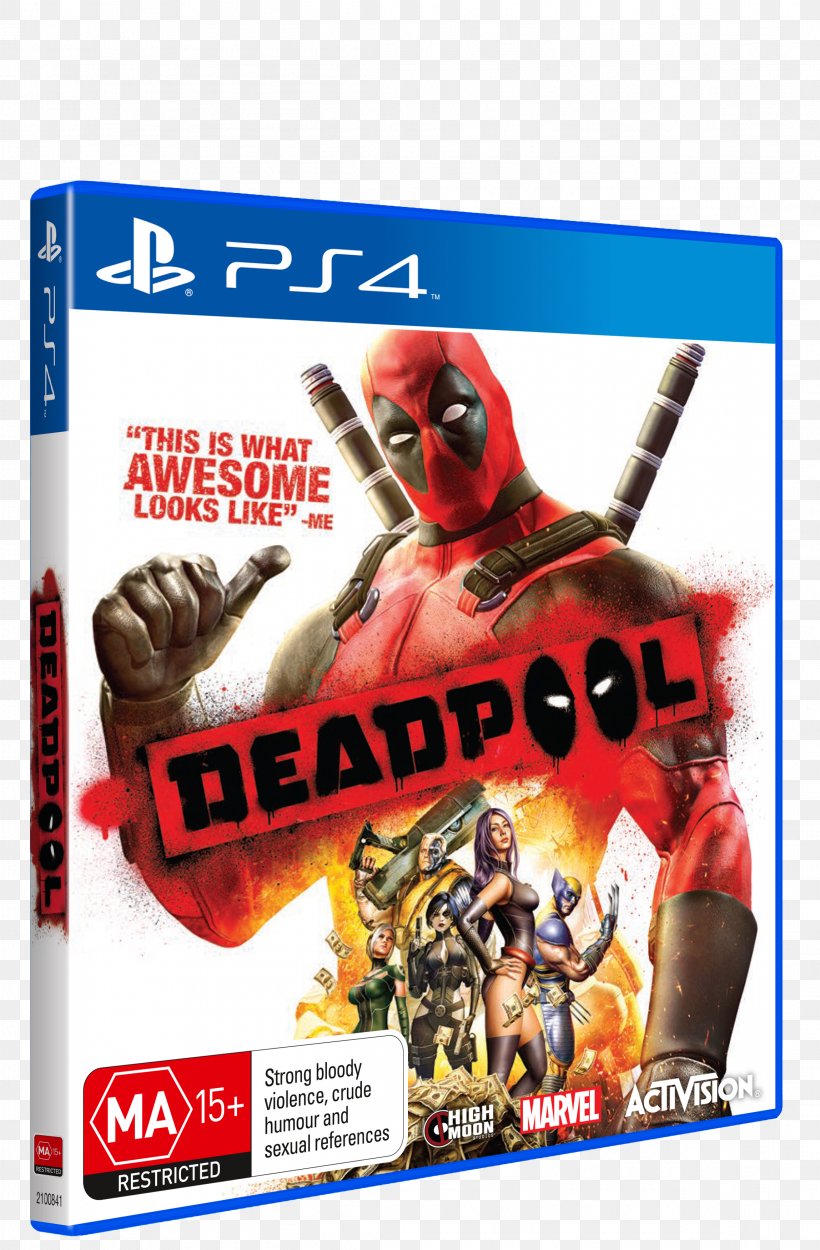 Deadpool Robert Ludlum's The Bourne Conspiracy PlayStation 4 Video Game, PNG, 2297x3504px, Deadpool, Action Game, Activision, Film, Game Download Free