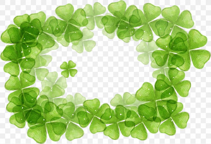 Four-leaf Clover, PNG, 1743x1194px, Clover, Fourleaf Clover, Grass, Green, Leaf Download Free