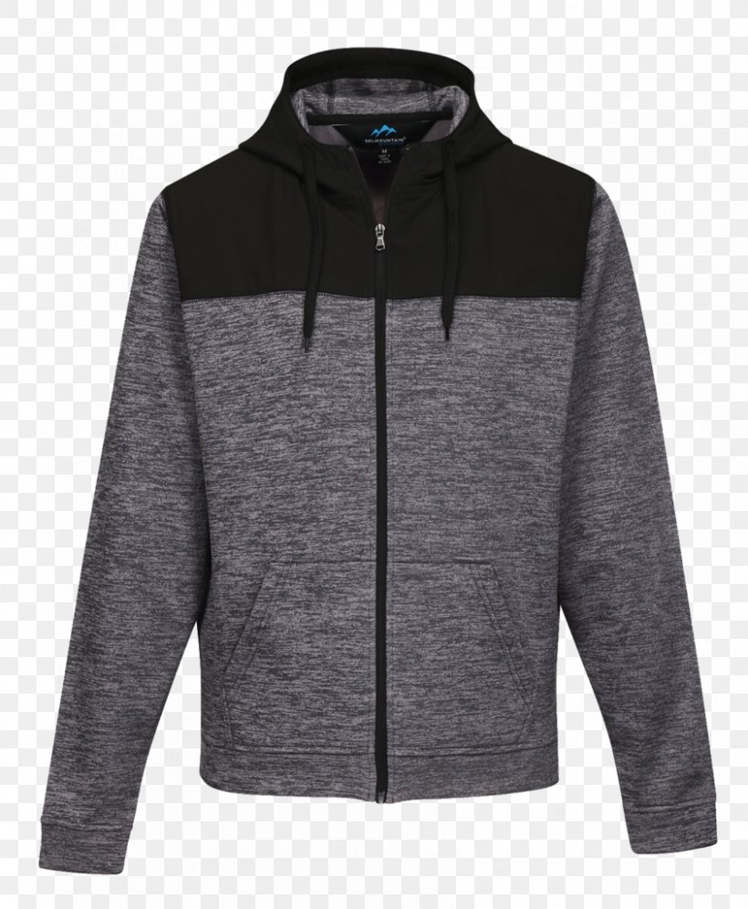 Hoodie Jacket Sweater Polar Fleece Clothing, PNG, 843x1024px, Hoodie, Black, Blouson, Clothing, Down Feather Download Free