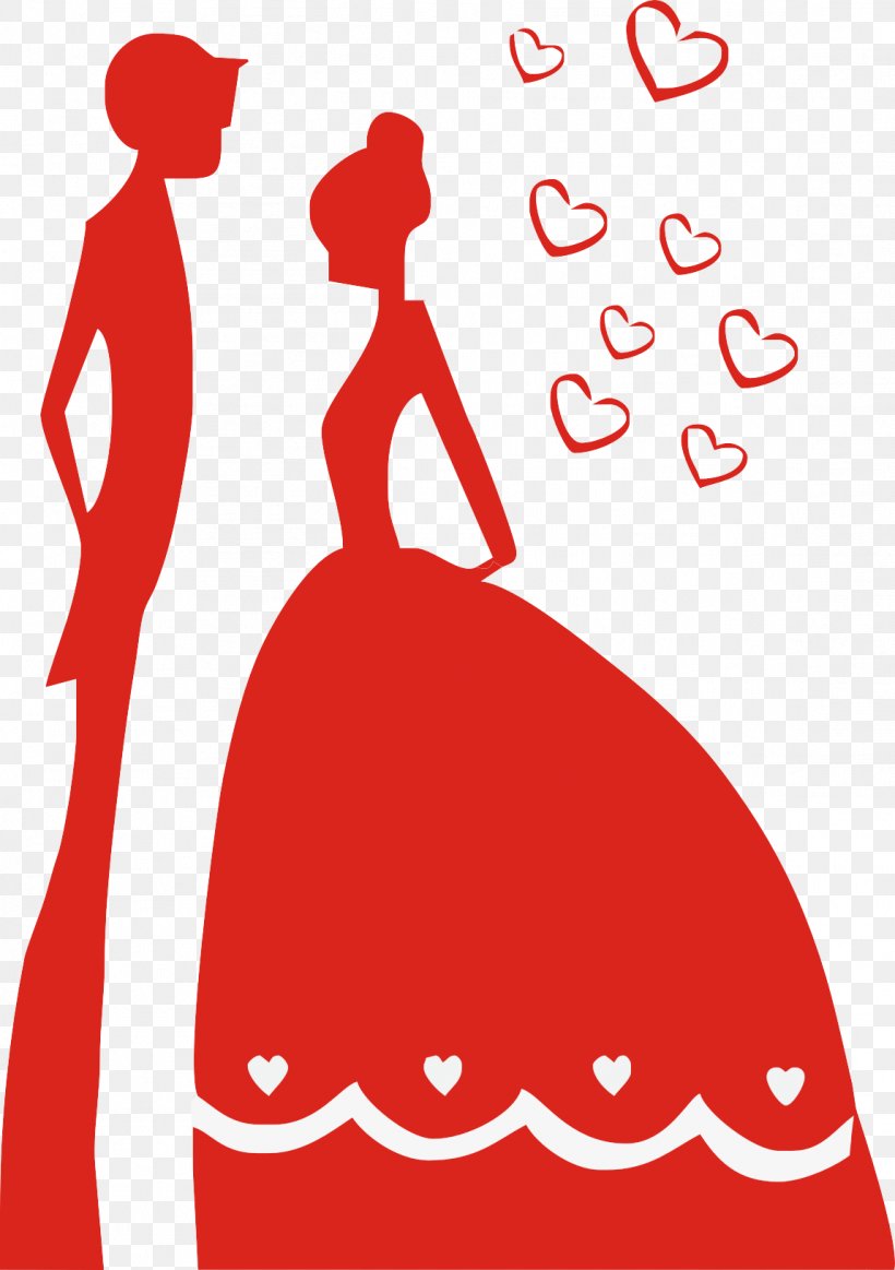 Wedding Invitation Silhouette Cartoon Clip Art, PNG, 1149x1630px, Watercolor, Cartoon, Flower, Frame, Heart Download Free