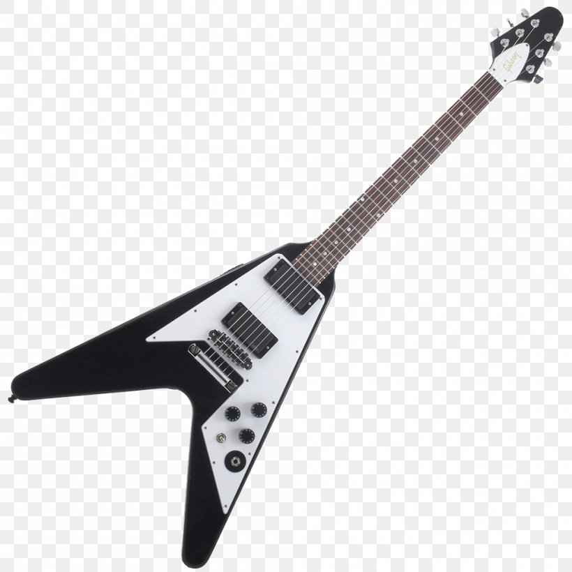 Gibson Flying V Gibson Les Paul Custom Gibson Explorer Electric Guitar, PNG, 1000x1000px, Watercolor, Cartoon, Flower, Frame, Heart Download Free