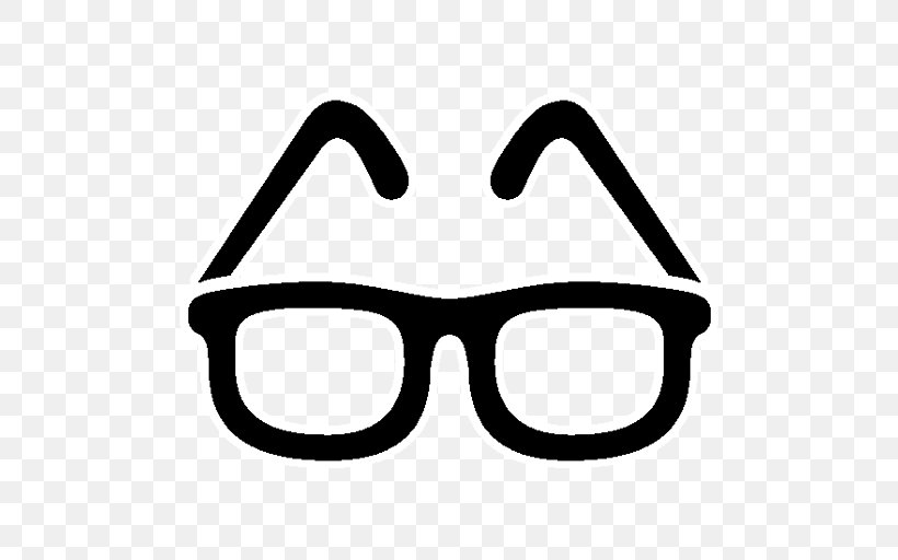 Glasses Clip Art Vector Graphics, PNG, 512x512px, Glasses, Blackandwhite, Emoticon, Eyewear, Glass Download Free