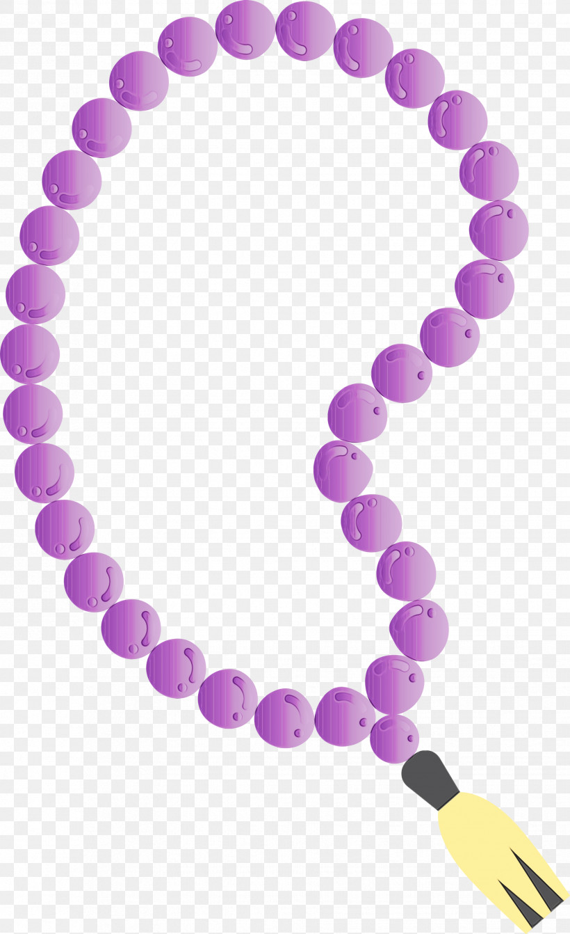 Purple Violet Bead Body Jewelry Jewelry Making, PNG, 1833x3000px, Ramadan, Bead, Body Jewelry, Heart, Islam Download Free