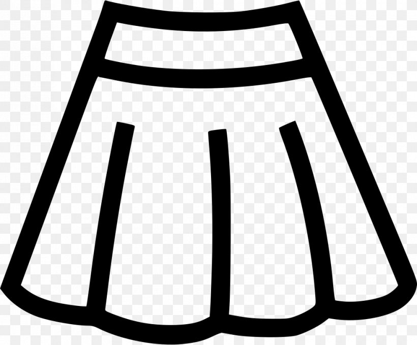Skirt Clothing Dress Clip Art, PNG, 980x812px, Skirt, Area, Artwork, Black And White, Brand Download Free