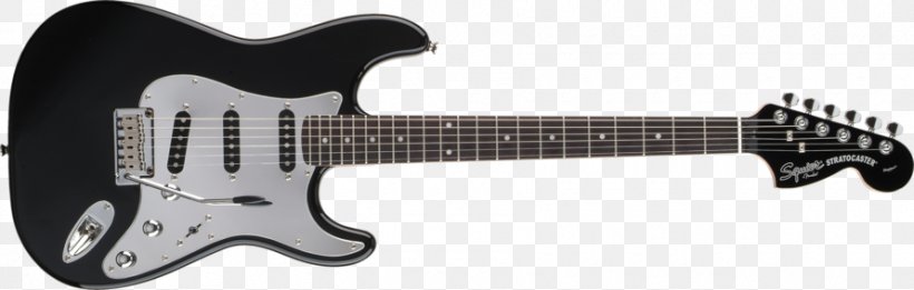Squier Fender Stratocaster Fender Standard Stratocaster HSS Electric Guitar, PNG, 890x284px, Squier, Acoustic Electric Guitar, Black And White, Electric Guitar, Electronic Musical Instrument Download Free