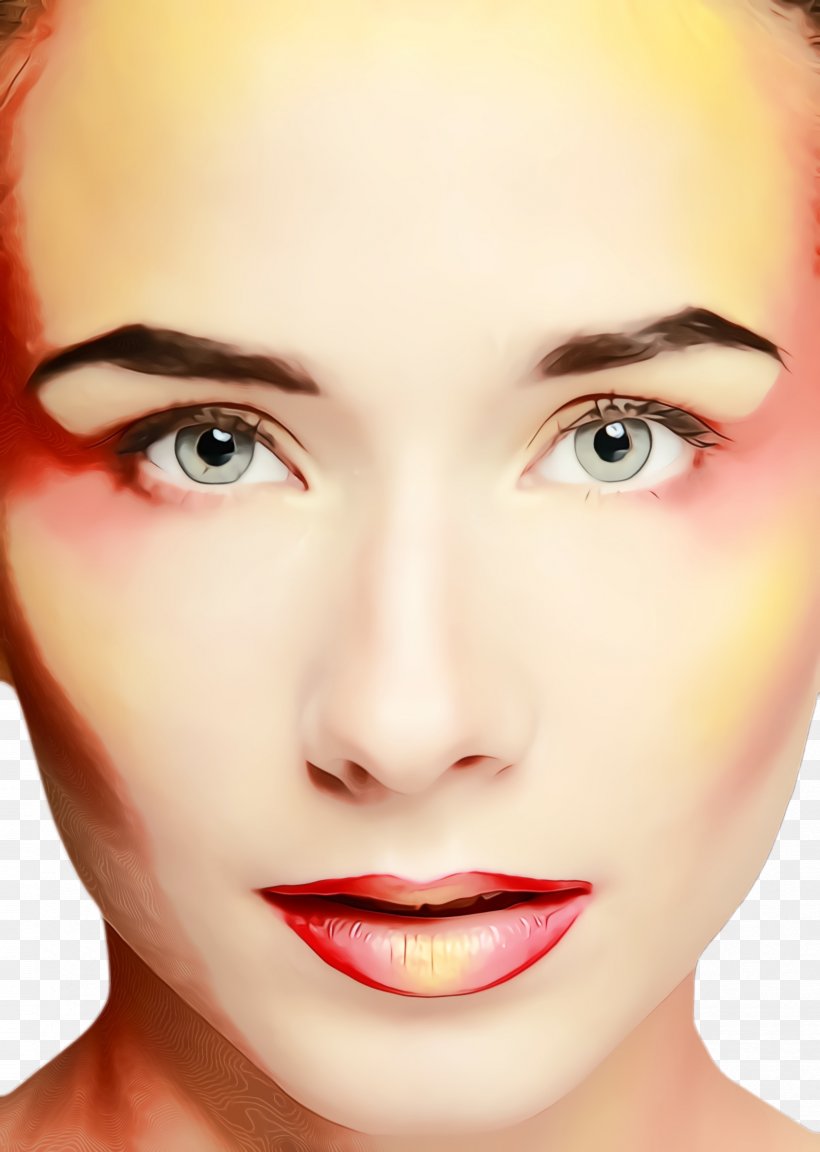 Face Eyebrow Lip Cheek Skin, PNG, 1688x2372px, Watercolor, Beauty, Cheek, Chin, Eyebrow Download Free