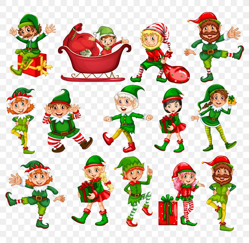 Christmas Elf Illustration, PNG, 800x800px, Elf, Art, Christmas, Christmas Decoration, Christmas Elf Download Free