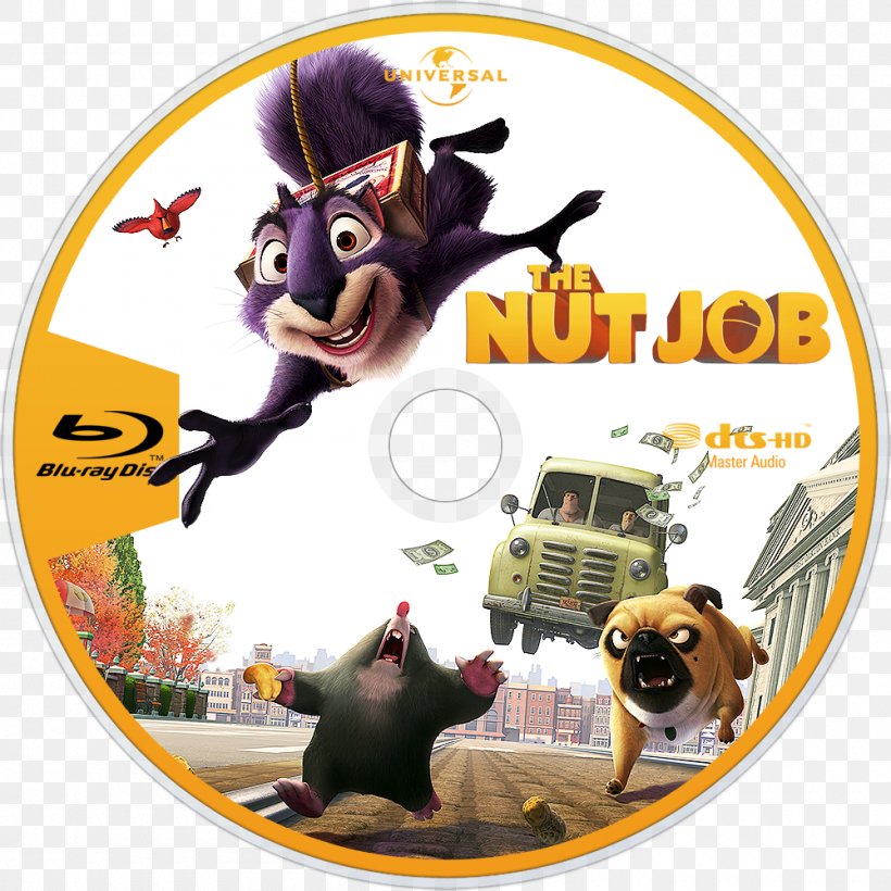 Surly The Nut Job (The Official App) Blu-ray Disc, PNG, 1000x1000px, 2014, Surly, Animated, Animation, Bluray Disc Download Free