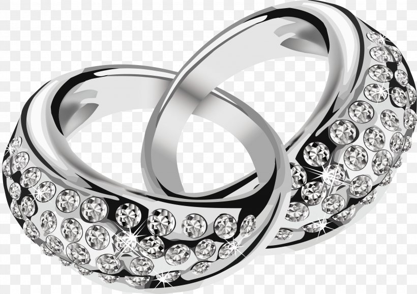 Wedding Ring Engagement Ring Clip Art, PNG, 3378x2385px, Ring, Black And White, Bling Bling, Body Jewelry, Brand Download Free