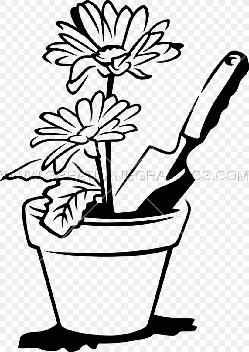 Black And White Flowerpot Drawing Clip Art, PNG, 825x1169px, Black And White, Artwork, Arumlily, Branch, Drawing Download Free