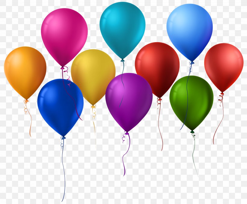 Balloon Birthday Clip Art, PNG, 8000x6607px, Balloon, Birthday, Cluster Ballooning, Heart, Hot Air Balloon Download Free