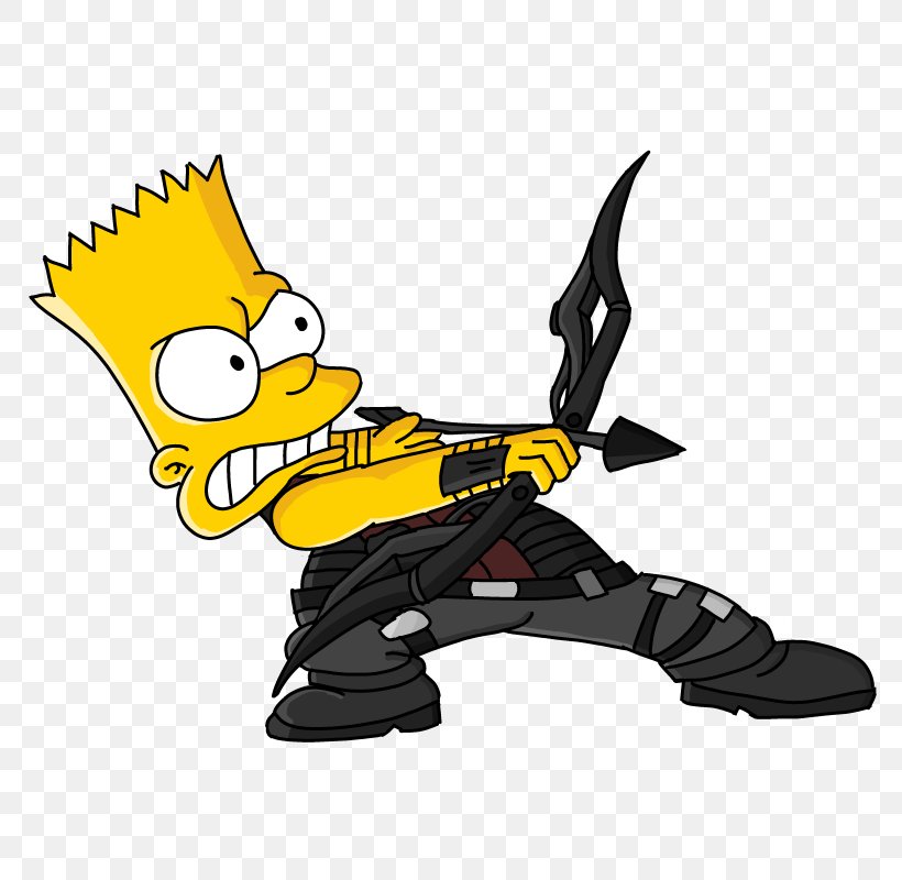 Bart Simpson Maggie Simpson Clint Barton, PNG, 800x800px, Bart Simpson, Animation, Bart The Daredevil, Beak, Bird Download Free