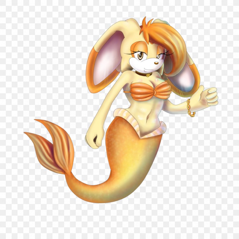 Cream The Rabbit Sonic Heroes Vanilla The Rabbit Mermaid Legendary Creature, PNG, 894x894px, Cream The Rabbit, Carnivoran, Cream, Emerl, Fictional Character Download Free