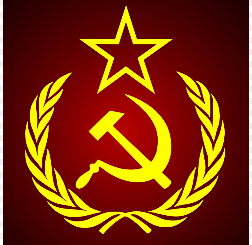 Soviet Union Hammer And Sickle Clip Art, PNG, 800x800px, Soviet Union, Communism, Communist Party Of The Soviet Union, Communist Symbolism, Emblem Download Free
