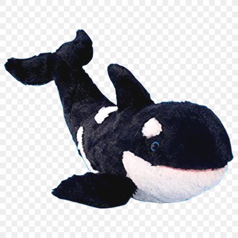 Stuffed Animals & Cuddly Toys Marine Mammal Plush Killer Whale, PNG, 1000x1000px, Stuffed Animals Cuddly Toys, Flightless Bird, Inch, Killer Whale, Mammal Download Free