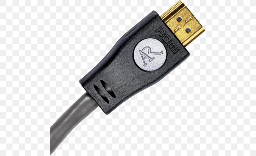 Acoustic Research ES485 6 Foot HDMI Cable With Audio Return Channel Electrical Cable HDBaseT Blu-ray Disc, PNG, 500x500px, Hdmi, Acoustic Research, Audio Signal, Bluray Disc, Cable Download Free