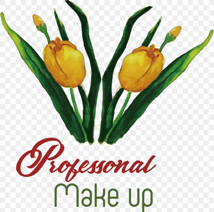 Floral Design Watercolor Painting Tulip Font, PNG, 2696x2682px, Floral Design, Brush Script, Cut Flowers, Designer, Floristry Download Free