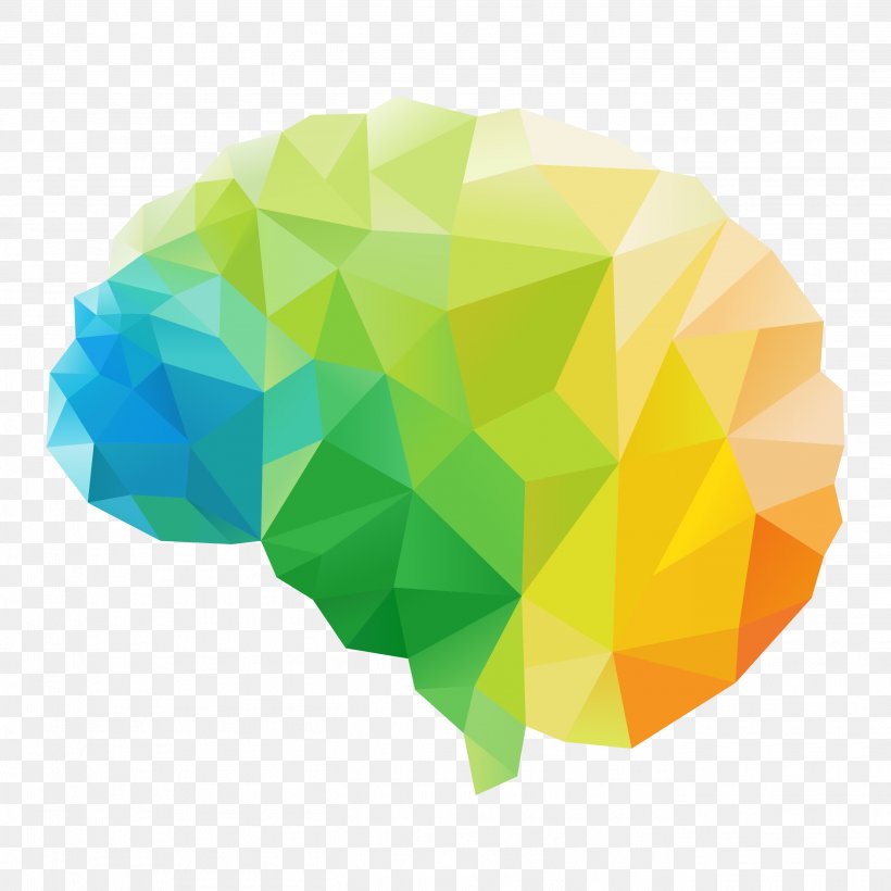 Human Brain Polygon Vector Graphics Clip Art, PNG, 2701x2701px, Brain, Green, Human Brain, Neuron, Point Download Free