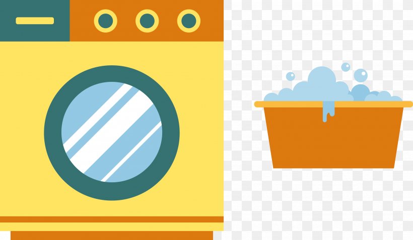 Laundry Washing Machine Clip Art, PNG, 3456x2015px, Laundry, Area, Balia, Blue, Brand Download Free