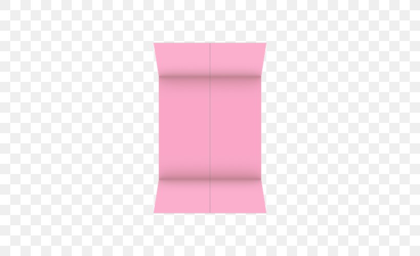 Paper Origami 3-fold Rectangle, PNG, 500x500px, Paper, Entertainment, Magenta, Origami, Peach Download Free