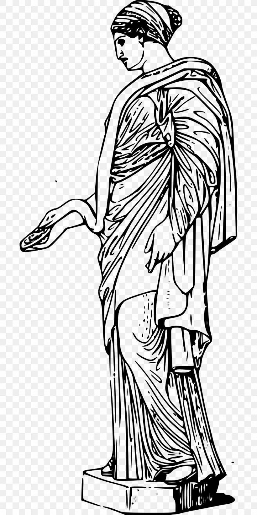 Ancient Greek Sculpture Statue Clip Art, PNG, 960x1920px, Watercolor, Cartoon, Flower, Frame, Heart Download Free