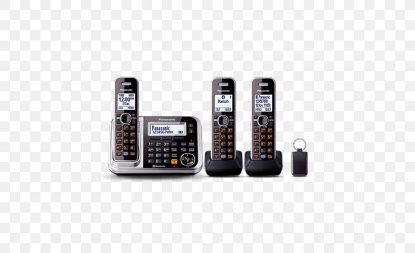 Cordless Telephone Panasonic Digital Enhanced Cordless Telecommunications Handset, PNG, 500x500px, Cordless Telephone, Answering Machine, Answering Machines, Caller Id, Cellular Network Download Free