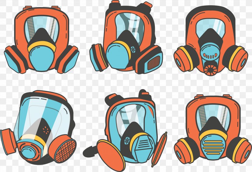 Gas Mask Respirator Euclidean Vector, PNG, 4453x3044px, Gas Mask, Audio, Audio Equipment, Breathing, Dust Download Free