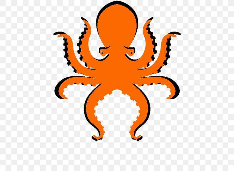 Octopus Clip Art Image Shower Curtains, PNG, 600x600px, Octopus, Big Orange, Cartoon, Cephalopod, Curtain Download Free