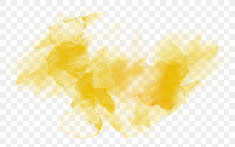 Watercolor Background, PNG, 860x538px, Yellow, Computer, Watercolor Paint Download Free
