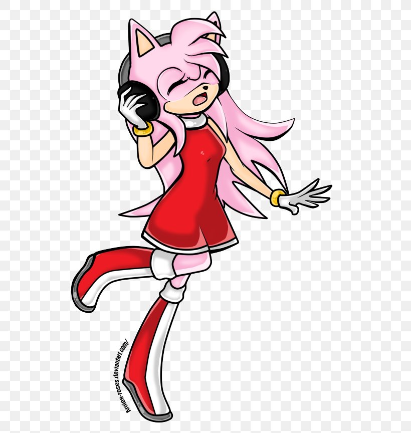 Amy Rose Sonic The Hedgehog Cat Sonic Forces Cream The Rabbit, PNG, 700x864px, Watercolor, Cartoon, Flower, Frame, Heart Download Free