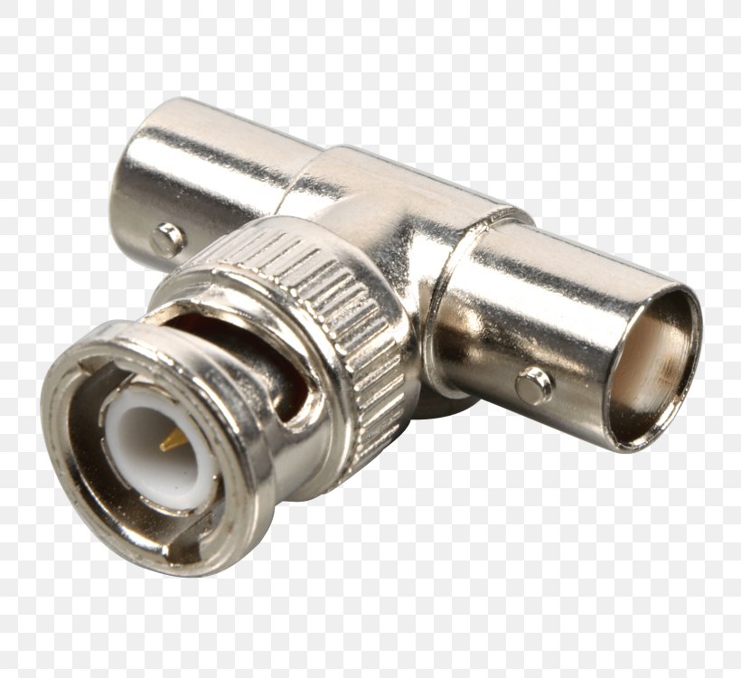BNC Connector Electrical Connector Closed-circuit Television Adapter Coaxial Cable, PNG, 750x750px, Bnc Connector, Adapter, Balun, Camera, Closedcircuit Television Download Free