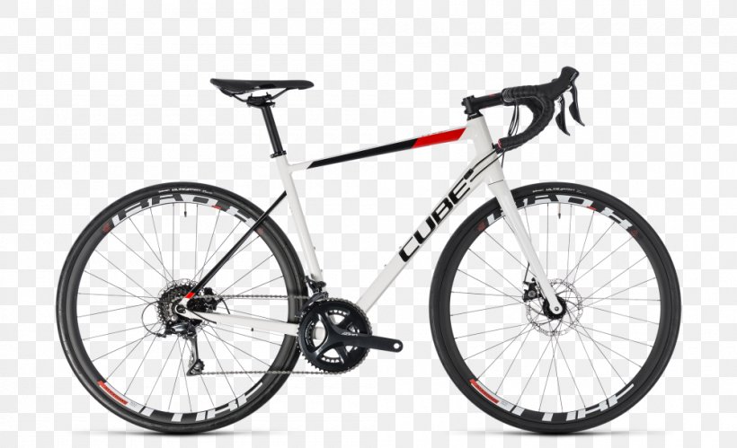 Cube Bikes Racing Bicycle CUBE Attain Pro Disc CUBE Attain (2018), PNG, 1000x609px, Cube Bikes, Bicycle, Bicycle Accessory, Bicycle Drivetrain Part, Bicycle Fork Download Free