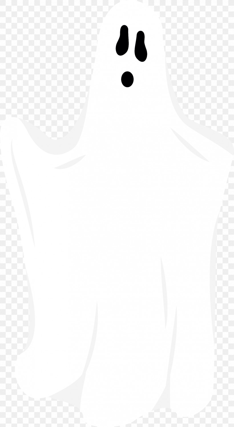 Halloween Ghost, PNG, 1725x3140px, Halloween, Blackandwhite, Ghost, Smile, White Download Free