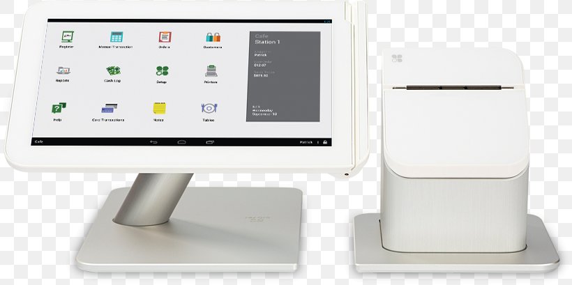 Point Of Sale Clover Network Payment Terminal Business, PNG, 820x409px, Point Of Sale, Business, Cash Register, Clover Network, Clover Station Download Free