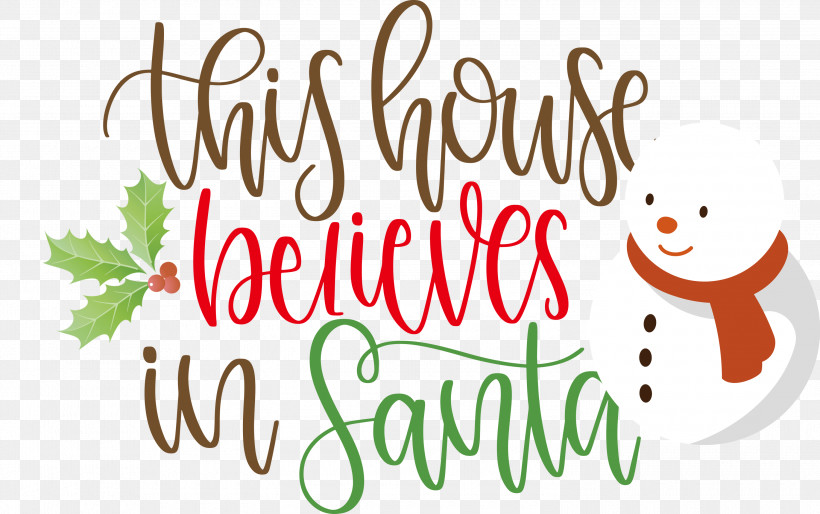 This House Believes In Santa Santa, PNG, 3000x1884px, This House Believes In Santa, Floral Design, Fruit, Logo, M Download Free