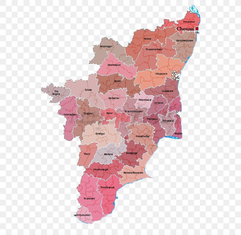 Erode Cuddalore Tiruppur Thoothukudi Dharmapuri District, PNG, 800x800px, Erode, Blank Map, Cuddalore, Dharmapuri District, India Download Free