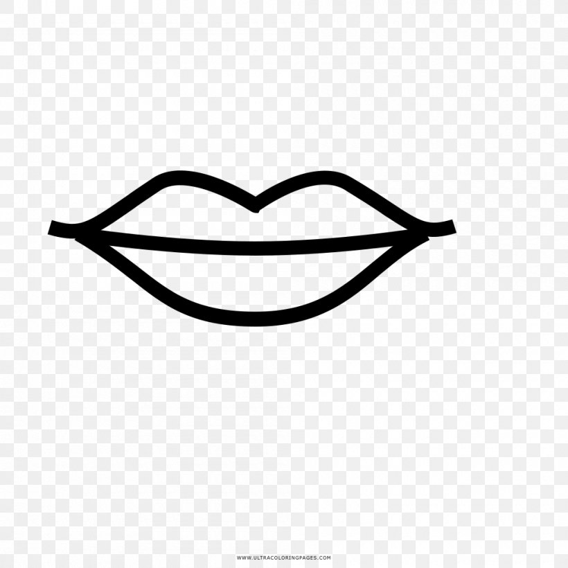 Lip Kiss Smile Clip Art, PNG, 1000x1000px, Lip, Artwork, Black, Black And White, Color Download Free