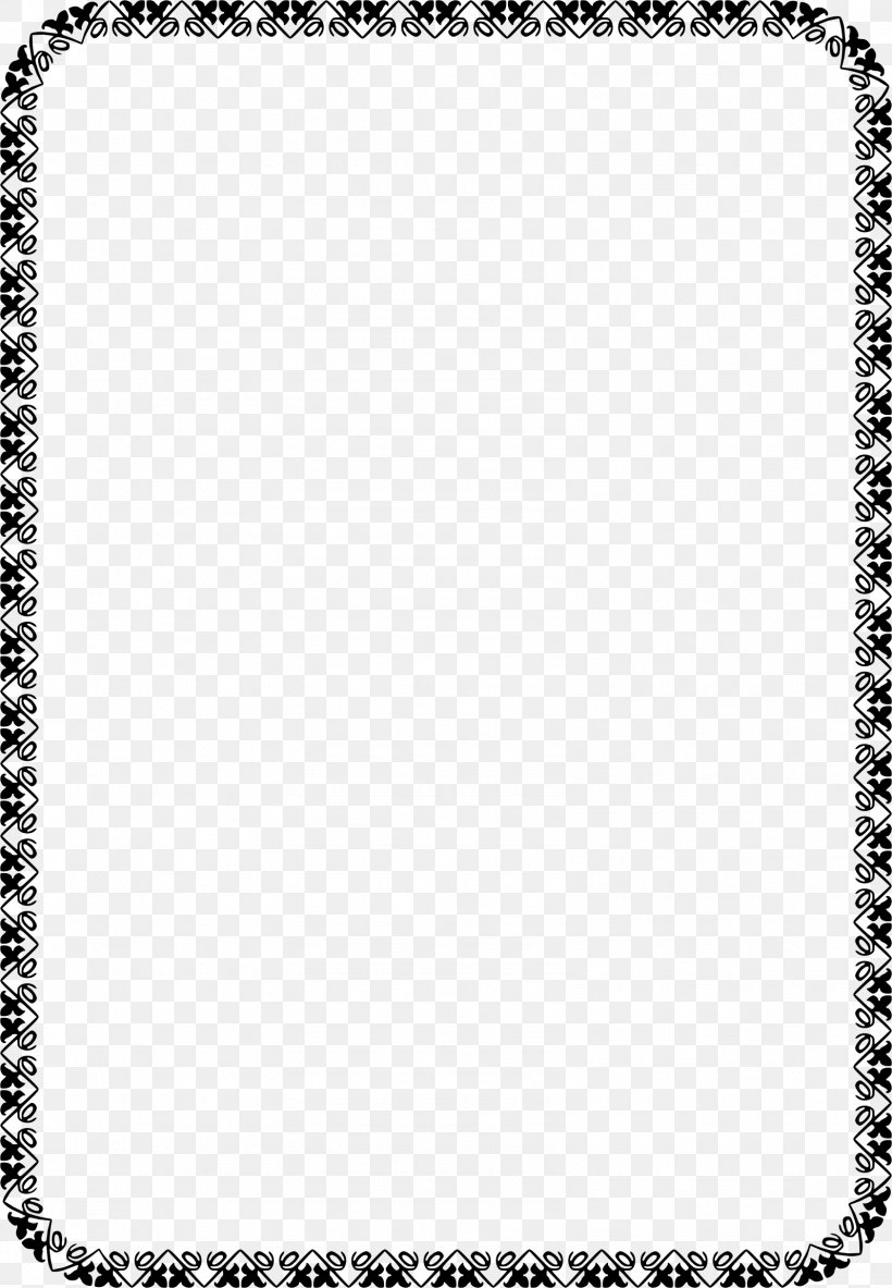 Standard Paper Size Clip Art, PNG, 1596x2304px, Standard Paper Size, Area, Black, Black And White, Border Download Free