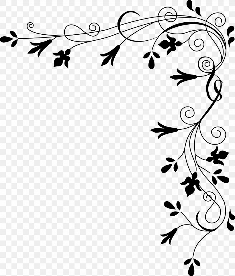 Borders And Frames Clip Art Transparency Image, PNG, 1633x1920px, Borders And Frames, Art, Blackandwhite, Branch, Decorative Arts Download Free