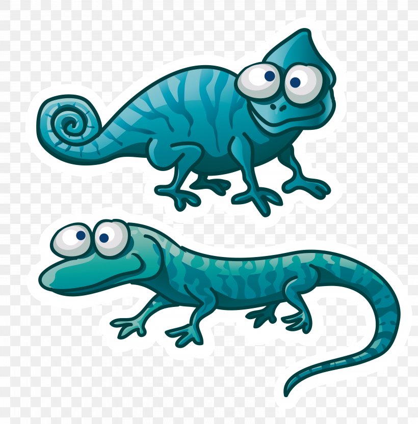 Reptile Lizard Chameleons U722cu884cu52a8u7269: U8725u8734 Clip Art, PNG, 6133x6233px, Reptile, Amphibian, Cartoon, Chameleons, Drawing Download Free