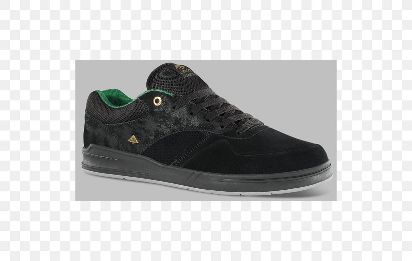 Skate Shoe Sneakers Emerica Suede, PNG, 520x520px, Skate Shoe, Athletic Shoe, Black, Brand, Coalition Noireverte Download Free