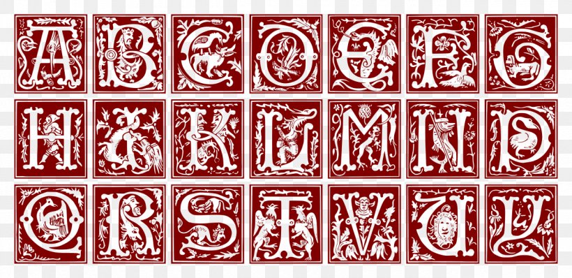 16th Century The Book Of Ornamental Alphabets: Ancient & Mediaeval Middle Ages Gothic Alphabet, PNG, 1280x622px, 16th Century, Alphabet, Blackletter, English Alphabet, Gothic Alphabet Download Free