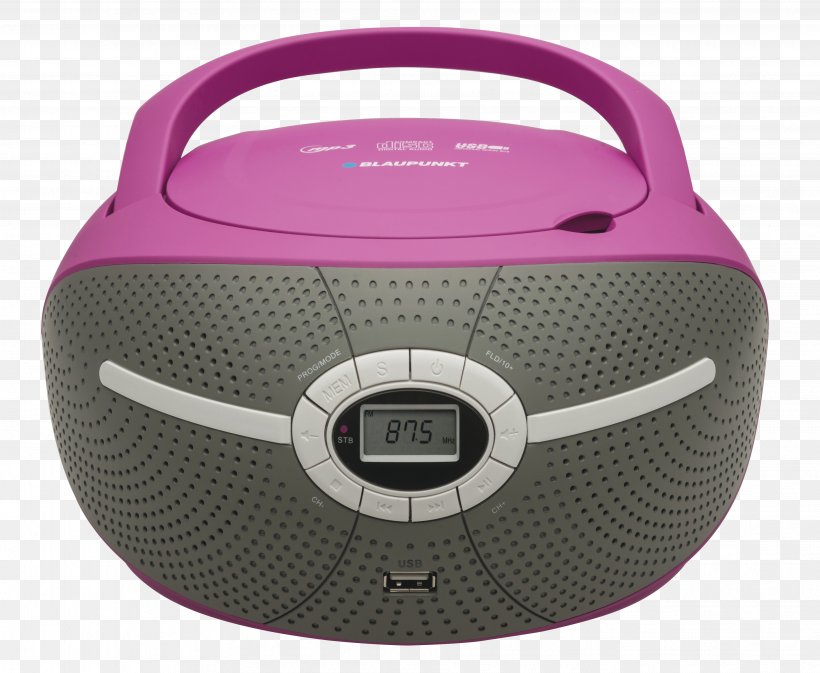 Boombox Blaupunkt Audio Radio Broadcasting Tuner, PNG, 3659x3006px, Boombox, Apparaat, Audio, Blaupunkt, Compact Disc Download Free