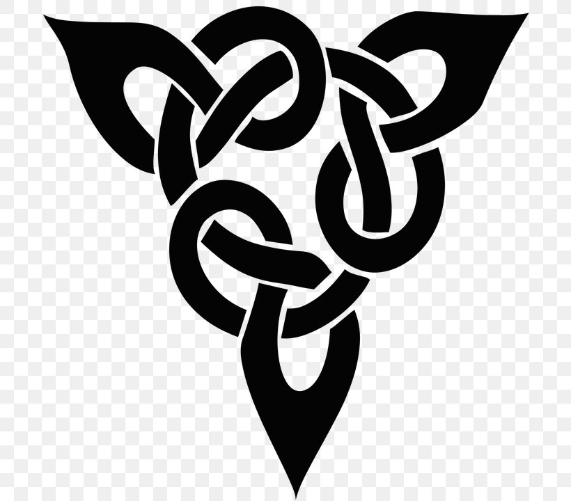 Celtic Knot Celts Silhouette Clip Art, PNG, 720x720px, Celtic Knot, Art, Black And White, Celts, Drawing Download Free
