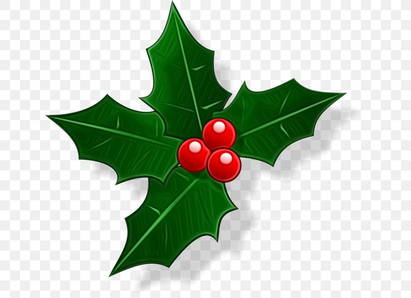 Common Holly Christmas Day Clip Art Vector Graphics Image, PNG, 640x595px, Common Holly, American Holly, Christmas Day, Christmas Decoration, Christmas Tree Download Free