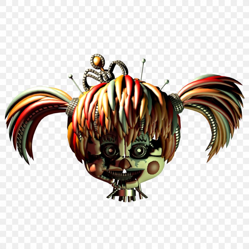 Freddy Fazbear's Pizzeria Simulator Scrap Infant Art Head, PNG, 1000x1000px, Scrap, Art, Art Museum, Carnivoran, Demon Download Free