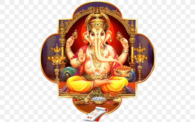 Ganesh Chaturthi Hindu, PNG, 512x512px, Ganesha, Deva, Ganesh Chaturthi, God, Guru Download Free