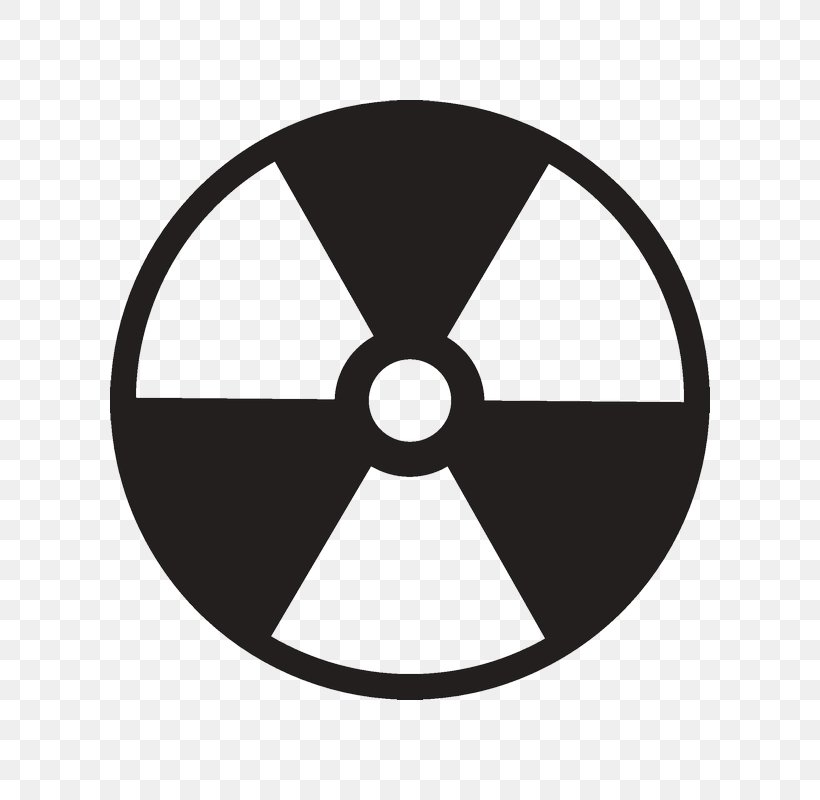 Radioactive Decay Radiation Biological Hazard Symbol, PNG, 800x800px, Radioactive Decay, Biological Hazard, Black And White, Brand, Color Download Free