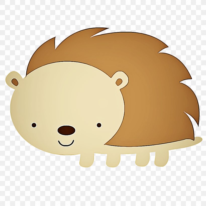 Cartoon Hedgehog Clip Art Snout Bear, PNG, 900x900px, Cartoon, Bear, Brown Bear, Erinaceidae, Fawn Download Free