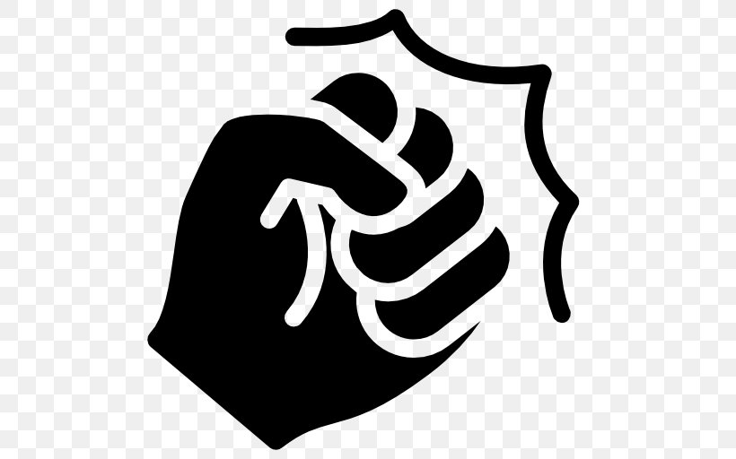 Fist Punch Computer Software Clip Art, PNG, 512x512px, Fist, Artwork, Black, Black And White, Boxing Download Free